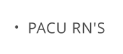 PACU RN'S