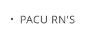 PACU RN'S